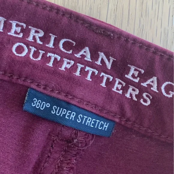 American Eagle stretch wine jegging 8 - Picture 7 of 10